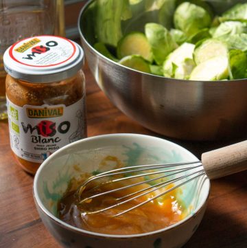 Coles de bruselas caramelizadas